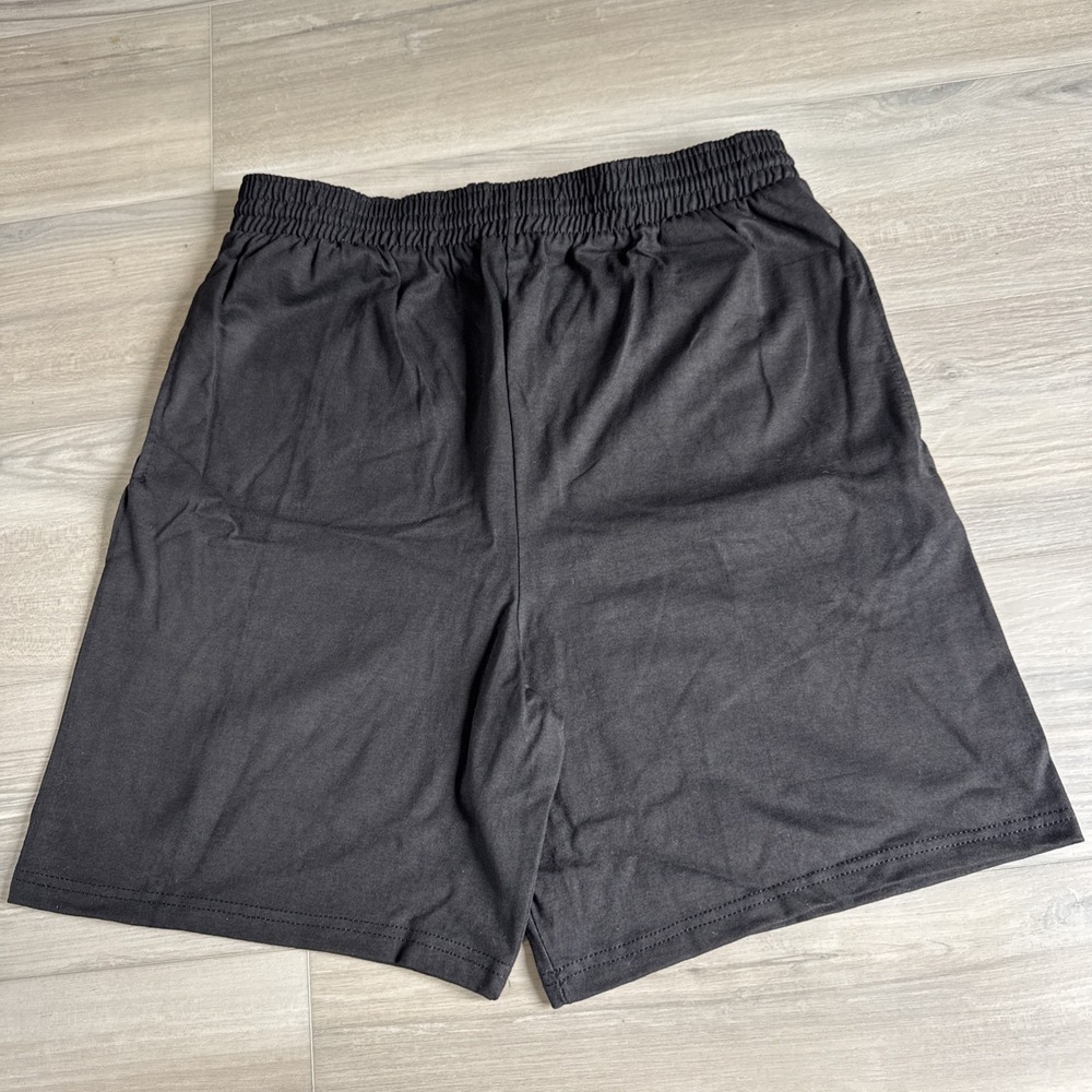 Vintage 90s Soffe Made In USA Black Drawstring Gym Shorts Mens XL‎ Athletic